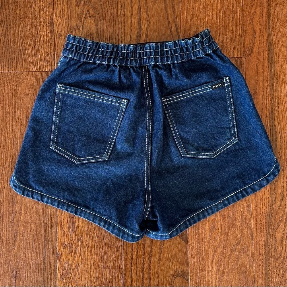RVCA Denim Venice Shorts Dark Indigo XS - Picture 5 of 7
